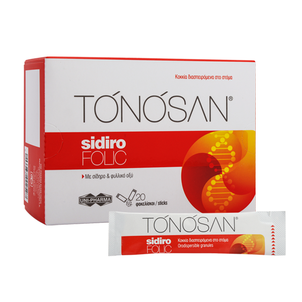 Uni-Pharma Tonosan SidiroFOLIC 20sticks