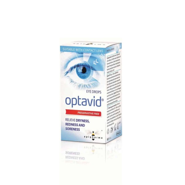 Uplab Optavid Eye Drops 10ml (Οφθαλμικές Σταγόνες με Υαλουρονικό Οξύ για Ξηροφθαλμία)