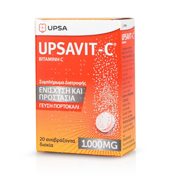 Upsa Upsavit-C 1000mg 20 effervescent tablets