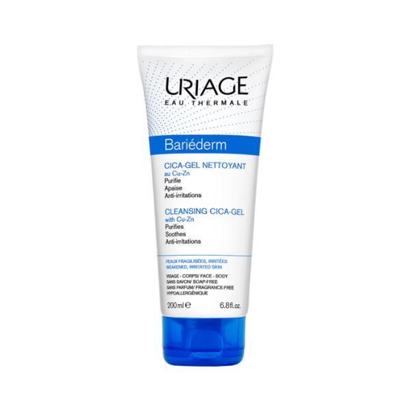 Uriage Bariederm Cleansing Cica-Gel with Cu-Zn 200ml