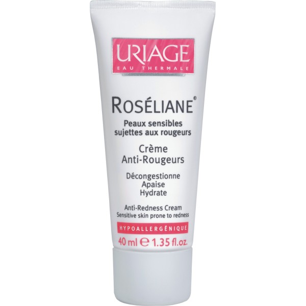 Uriage Roseliane Anti-Redness Cream 40ml (Κρέμα προσώπου κατά της ερυθρότητας, ενυδατική. με δροσερή & μη λιπαρή υφή)