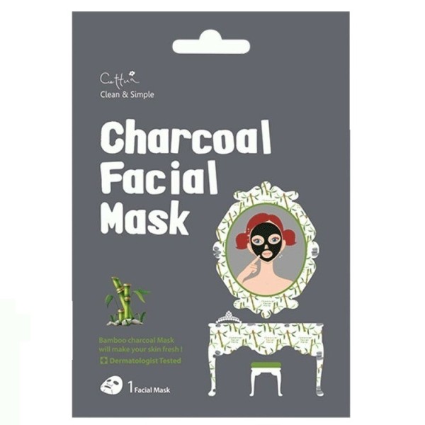 Vican Cettua Clean & Simple Charcoal Facial Mask 1pcs