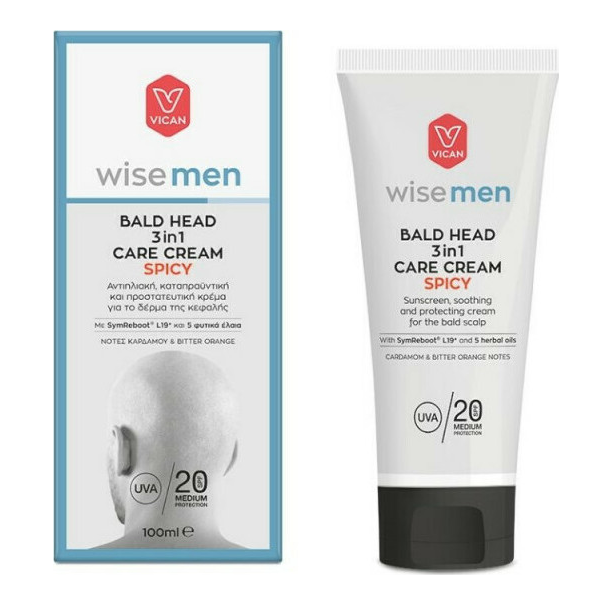 Vican Wise Men Bald Head 3 in 1 Care Cream Spicy 100ml