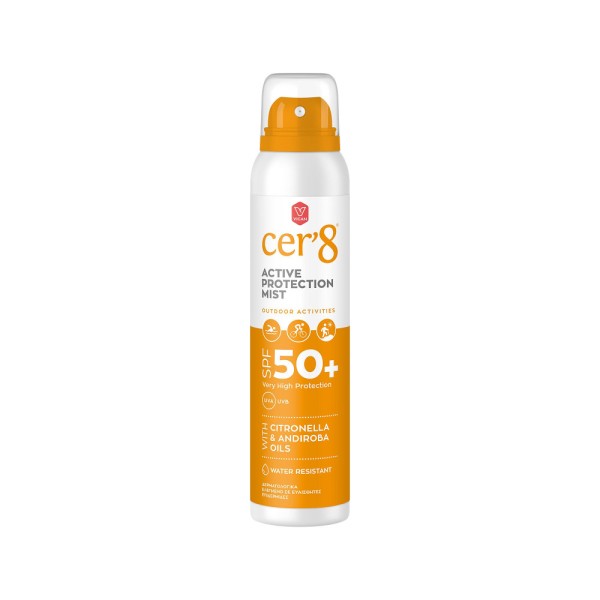 Cer’8 Active Protection Mist SPF50+ 125ml (Αντηλιακό Υψηλής Προστασίας)
