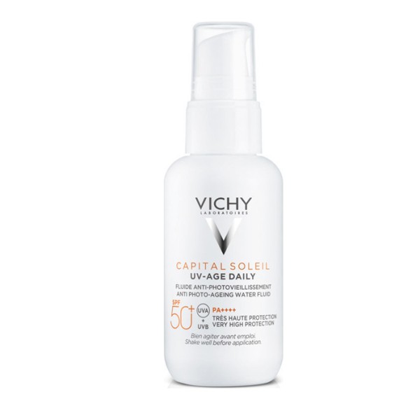 Vichy Suncare Capital Soleil UV-Age Daily SPF50+ 40ml (Αντηλιακό Προσώπου κατά της Φωτογήρανσης)