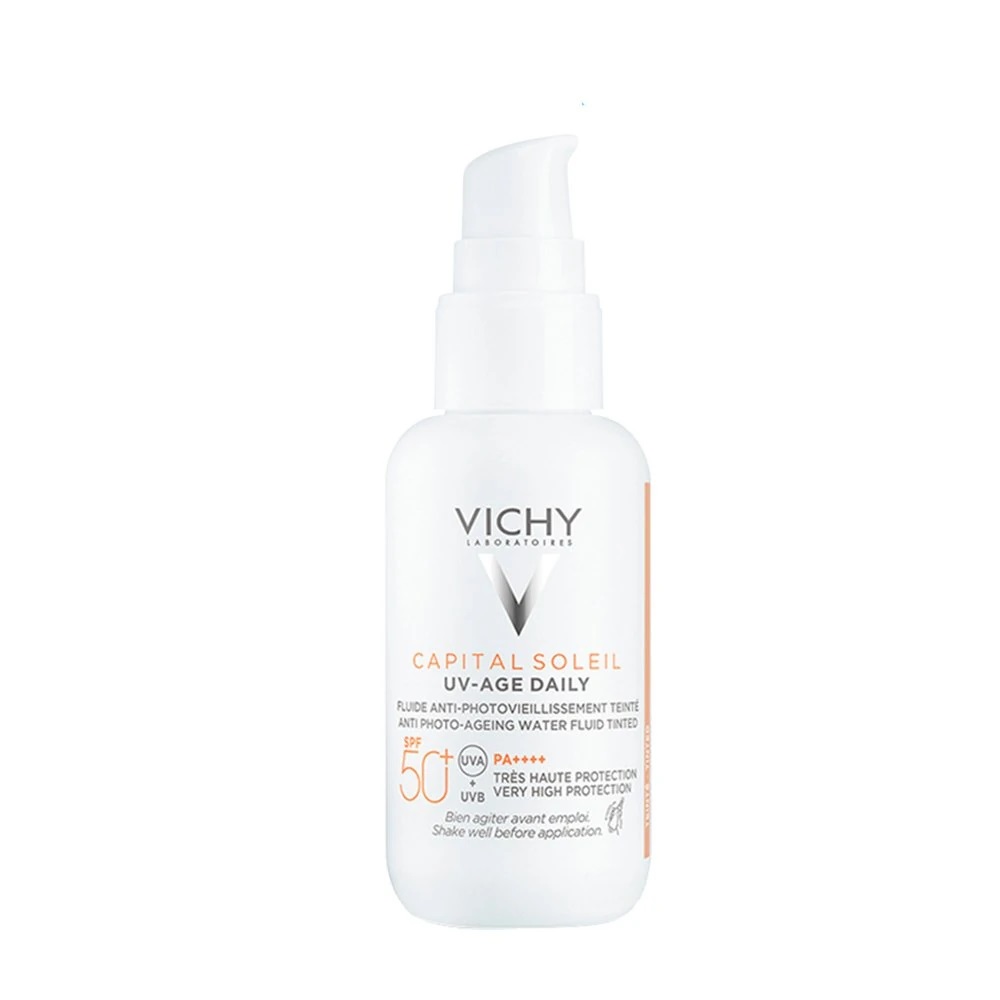 Vichy Suncare Capital Soleil UV-Age Daily SPF50+ Tinted 40ml (Αντηλιακό Προσώπου κατά της Φωτογήρανσης με Χρώμα) Vichy Suncare Capital Soleil UV-Age Daily SPF50+ Tinted 40ml (Αντηλιακό Προσώπου κατά της Φωτογήρανσης με Χρώμα)