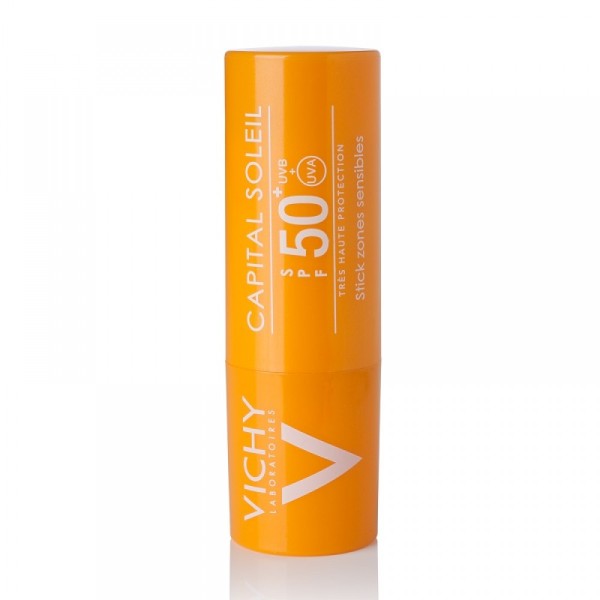 Vichy Suncare Capital Soleil Stick SPF50+ 9gr (Αντιηλιακό stick ευαίσθητων περιοχών)