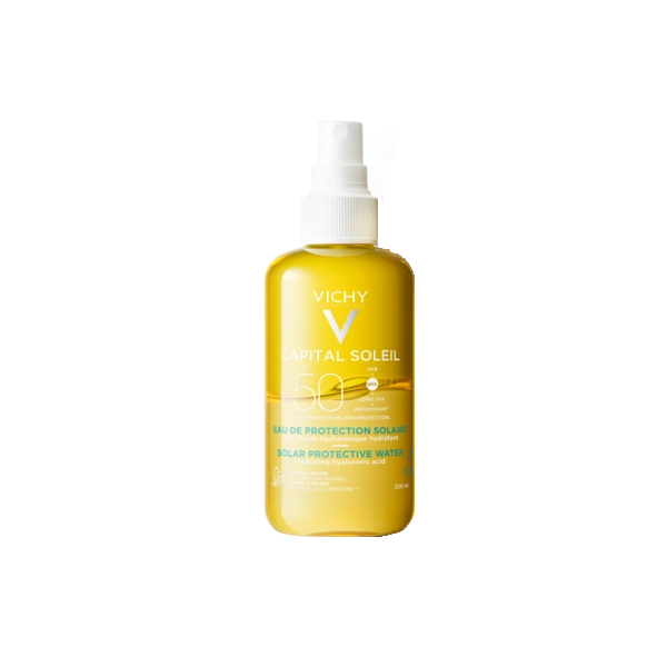 Vichy Suncare Capital Soleil Αντηλιακό Νερό Water Spray SPF50 - Για Ενυδάτωση 200ml