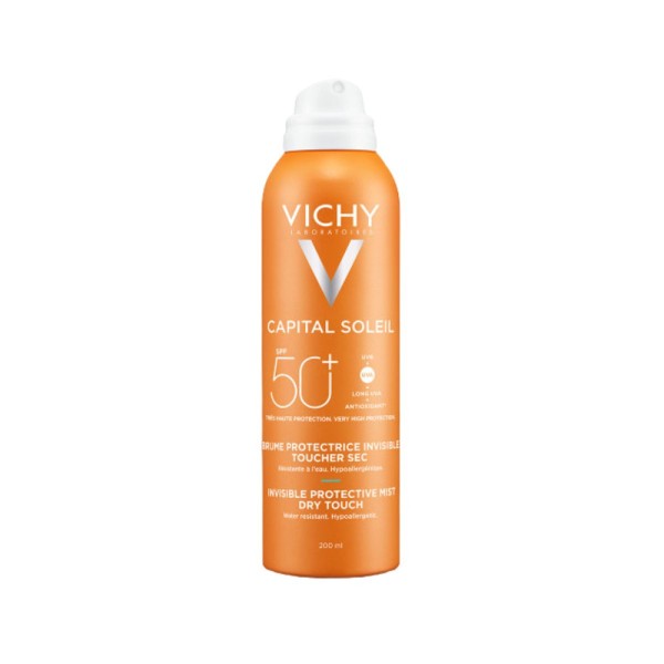 Vichy Suncare Capital Soleil Invisible Hydrating Mist SPF50+ Face & Body 200ml (Αντηλιακό Spray για Πρόσωπο & Σώμα) Vichy Suncare Capital Soleil Invisible Hydrating Mist SPF50+ Face & Body 200ml (Αντηλιακό Spray για Πρόσωπο & Σώμα)