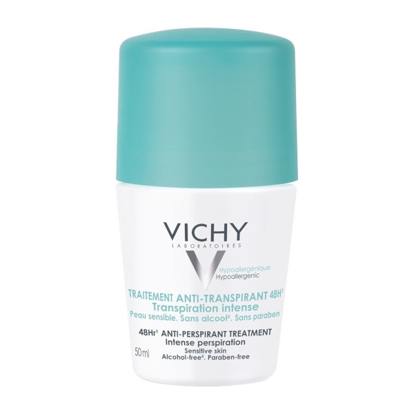 Vichy Deodorant 48hr Anti-perspirant Treatment Roll-On 50ml (Αποσμητικό 48ωρης προστασίας για έντονη εφίδρωση)