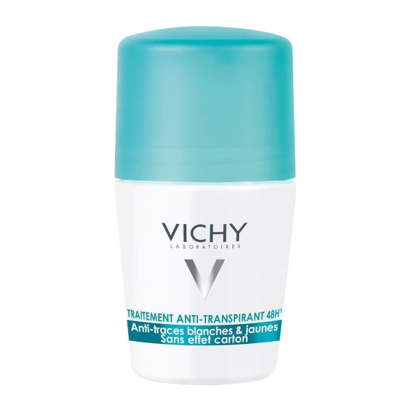 Vichy Deodorant 48hr Anti-perspirant Treatment Roll-On 50ml (Αποσμητικό Roll-On για Έντονη Εφίδρωση Κατά των Λευκών & Κίτρινων Λεκέδων)