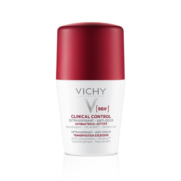 Vichy Deodorant Clinical Control 96H Roll‑On Αποσμητικό & Αντιιδρωτικό 50 ml Vichy Deodorant Clinical Control 96H Roll‑On Αποσμητικό & Αντιιδρωτικό 50 ml