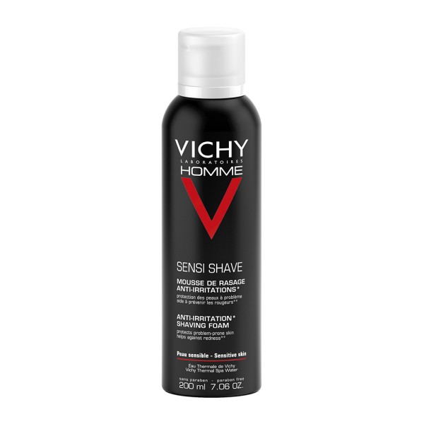 Vichy Homme Sensi Shave 200ml (Αφρός Ξυρίσματος για Ευαίσθητες Επιδερμίδες)