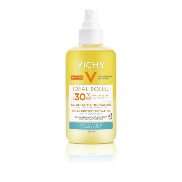 Vichy Suncare Ideal Soleil Αντηλιακό Water Spray SPF30 - Για ενυδάτωση 200ml