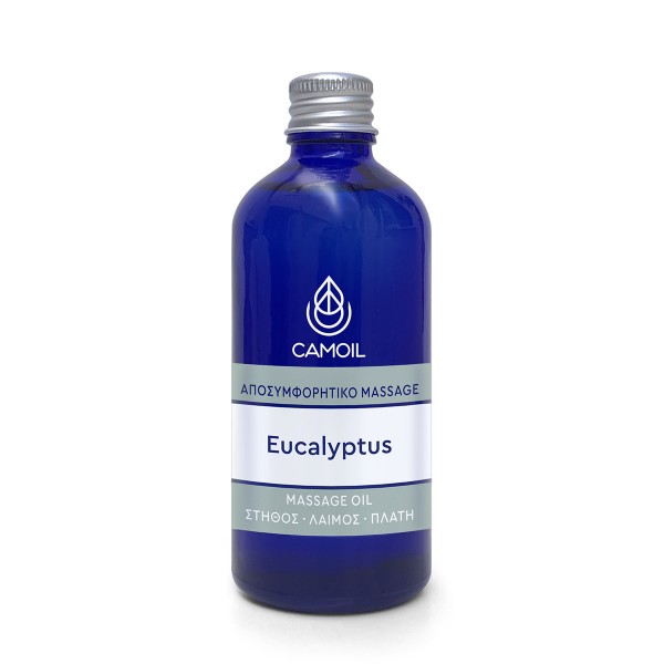 Zarbis Camoil Johnz [Herbal Oils] Relieving Eucalyptus Oil 100ml (Ανακουφιστικό Έλαιο Ευκαλύπτου)