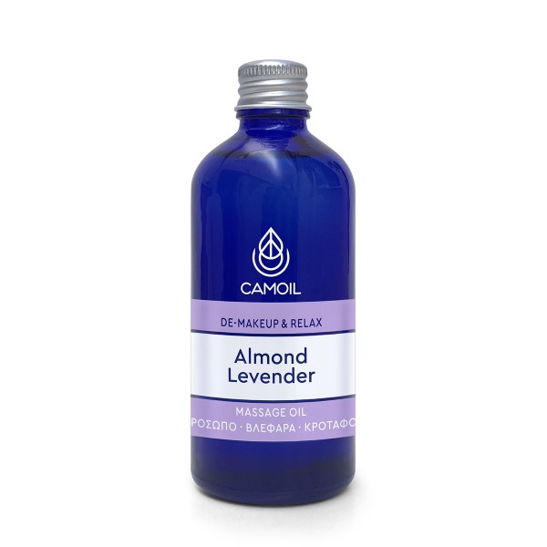 Zarbis Camoil Johnz [Herbal Oils] Almond Lavender De-MakeUp Oil 100ml (Έλαιο Ντεμακιγιάζ με Αμυγδαλέλαιο)