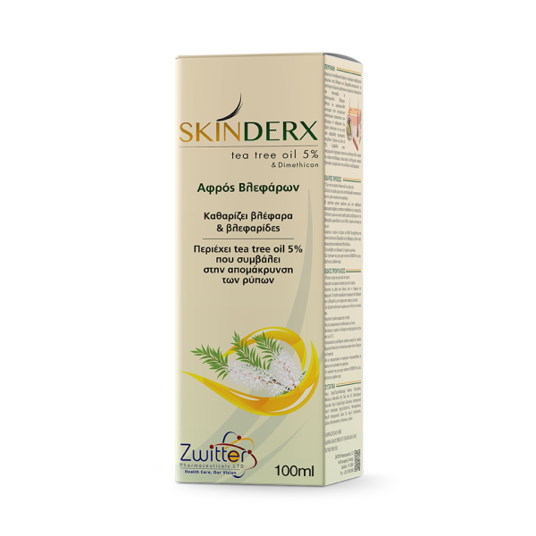 Zwitter Skinderx Eye Foam 100ml (Αφρός Καθαρισμού Βλεφάρων)