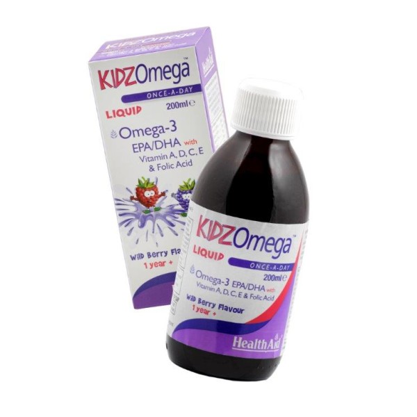 Health Aid KIDZ Omega with Vitamins - Liquid 200ml