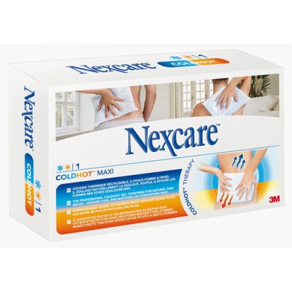 3M Nexcare ColdHot Maxi Reusable Compress with Cover 30cmX19,5cm (Παγοκύστη & Θερμοφόρα Πολλαπλών Χρήσεων για Φυσική Ανακούφιση από τον Πόνο)