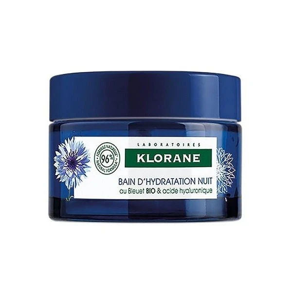 Klorane Centaurea Cyanus l. Water Sleeping Mask 50ml (Ενυδατική κρέμα νυχτός με ΒΙΟΛΟΓΙΚΗ κυανή Κενταύρια)